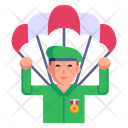 Parachute Landing Icon