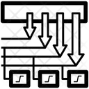 Parallel Processing Icon - Download in Line Style
