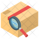Courier Delivery Parcel Scanning Barcode Reader Icon