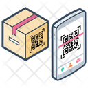 Barcode Reader Courier Delivery Package Delivery Icon