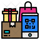 Smartphone Qr Code Package Icon