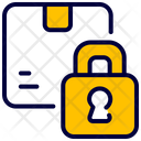 Padlock Protected Box Safe Shipping Icon