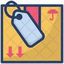 Delivery Box Tag Delivery Labeling Parcel Tag Icon