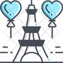Paris Tower Eiffel Tower Celebration Icon