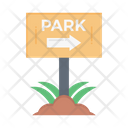 Park Sign Board Icon