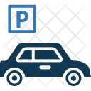 Taxi With Parking Parking Taxi Icon