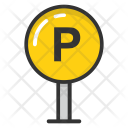 Parking Sign Area Icon