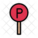 Parked Hotel Sign Icon