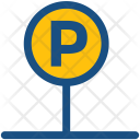 Parking Signboard Sign Icon