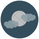 Partly Cloudy Cloud Icon
