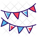 Party Bunting Flags  Icon