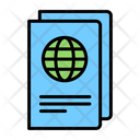 Passport Boarding Pass Passport Book Icon