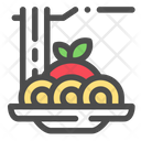 Pasta Spaghetti Meal Icon