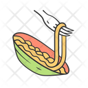 Pasta on fork  Icon