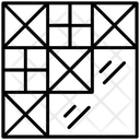 Patchwork Floorwork Tiling Icon