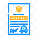 Patent Document Product Document Product Certificate Icon