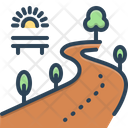 Paths Pathway Direction Icon