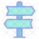 Pathway Road Direction Icon
