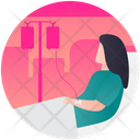 Patient Sick Female Injured Girl Icon