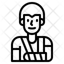 Patient Sick Cast Icon