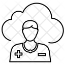 Patient cloud data  Icon