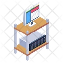 Patient Monitoring Table  Icon