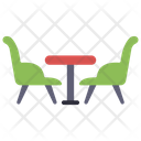 Patio Chairs Table Restaurant Table Icon