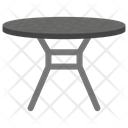 Patio Table Top Bar Table Round Table Icon