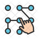 Pattern Lock Gesture Icon
