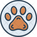 Pawprint Veterinarian Animal Foot Pet Paw Care Icon
