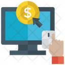 Pay Per Click Cost Per Click Digital Marketing Icon
