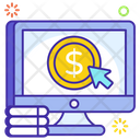 Online Earning Ppc Online Marketing Icon