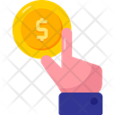 Coin Dollar Tip Icon