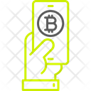 Pay With Bitcoin Icon
