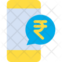 Payment Notification Rupee Notification Smartphone Icon