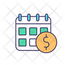 Payment Schedule Calendar Icon