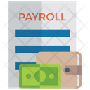 Employee Roll Paycheck Payroll Icon