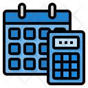 Payroll Calculator Calendar Icon