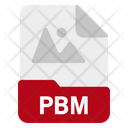 Pbm File Format Icon