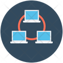 Pc Share Data Sharing Data Exchanging Icon