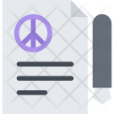 Peace Agreement Document Icon