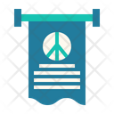 Peace Agreement Peace Note Pennant Icon