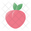 Peach Fruit Healthy Icon