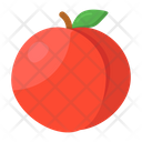 Peach Tropical Fruit Healthy Food Icon