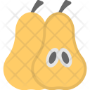Pear Fruit Half Icon