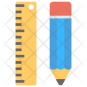 Pencil Ruler Scale Icon