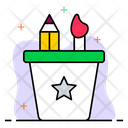 Pencil jar Icon
