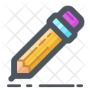 Pencil Line Design Icon