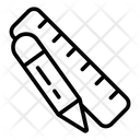 Pencil Scale Straightedge Scale Icon