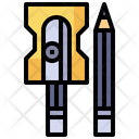 Pencil Sharpener School Material Sharp Icon